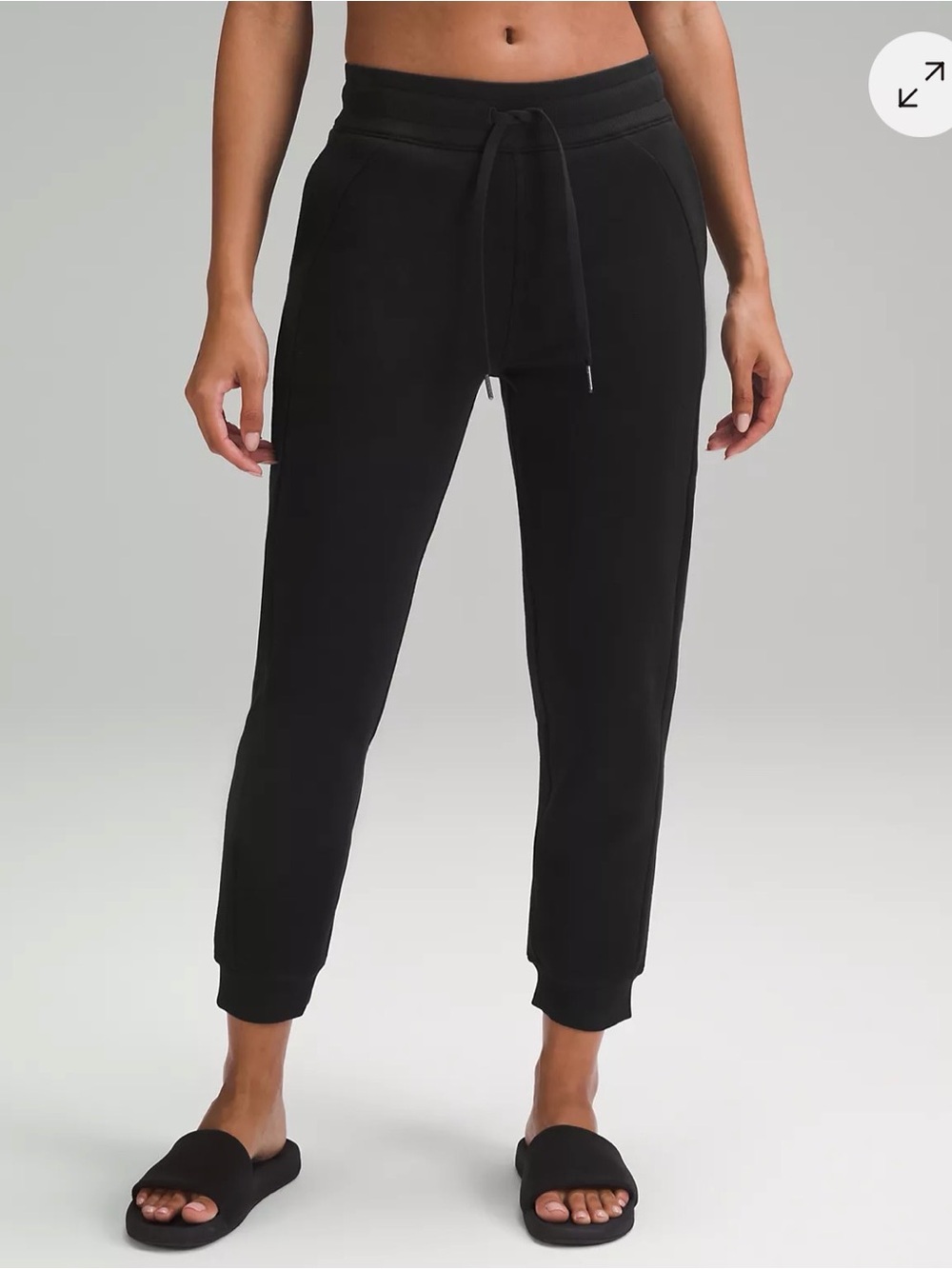 Lululemon Scuba Jogger Sweatpants 7/8 Length Black Size 4